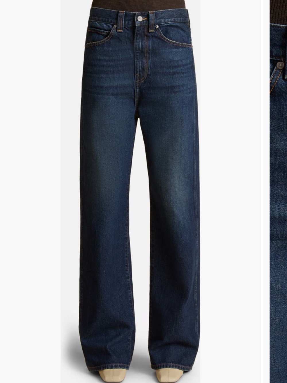 Nwt khaite Bonnie wide leg jeans size 29